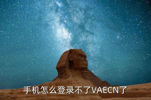 手机怎么登录不了VAECN了