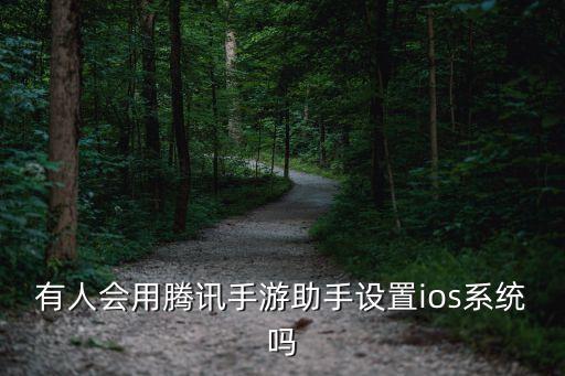 手游助手怎么调ios，腾讯手游助手怎么玩ios版本