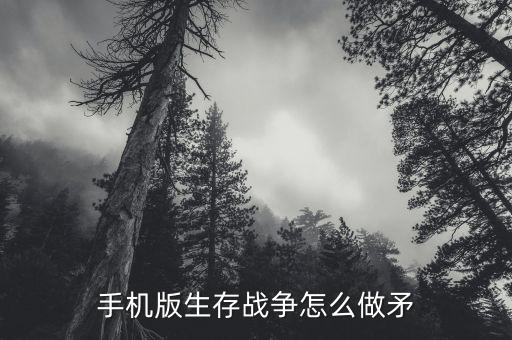 方舟手游怎么造石矛视频，方舟生存进化怎么做长矛