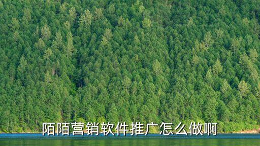 陌陌营销软件推广怎么做啊