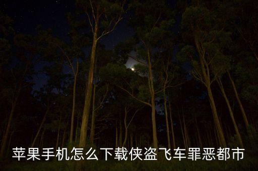 苹果手机怎么下载侠盗飞车罪恶都市