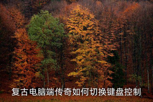 复古电脑端传奇如何切换键盘控制