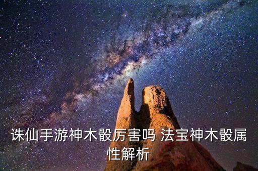 诛仙手游神木骰厉害吗 法宝神木骰属性解析