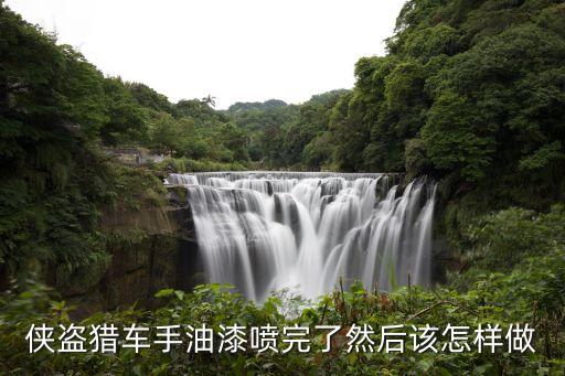 侠盗猎车手油漆喷完了然后该怎样做