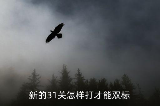 新的31关怎样打才能双标