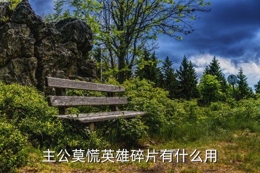 主公莫慌英雄碎片有什么用