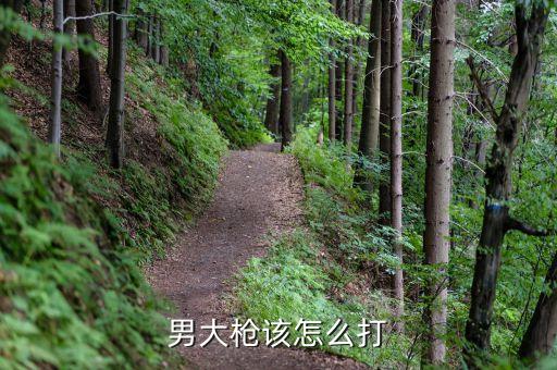 男大枪该怎么打