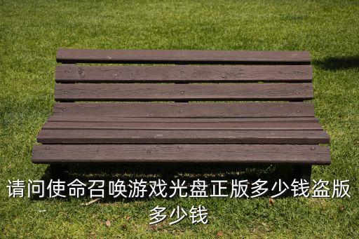 请问使命召唤游戏光盘正版多少钱盗版多少钱