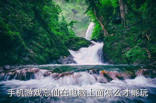 手机游戏忘仙在电脑上面怎么才能玩