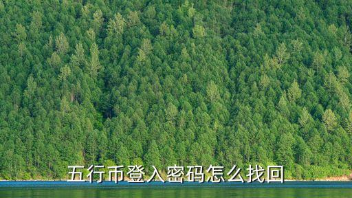 五行手游登录密码忘了怎么办，我的游戏密码忘记了怎么才能找回