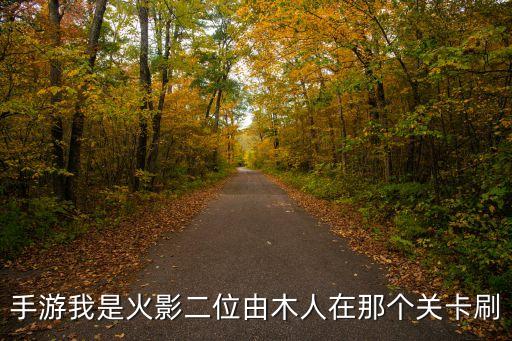 火影忍者手游OL由木人怎么打，手游我是火影二位由木人在那个关卡刷