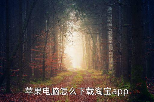 苹果电脑怎么下载淘宝app