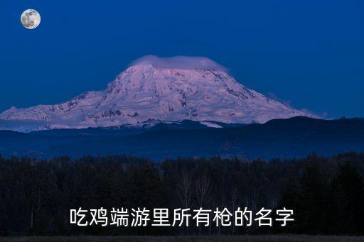 吃鸡手游里的枪怎么画简单，说出绝地求生里的所有枪械并且至少一张图
