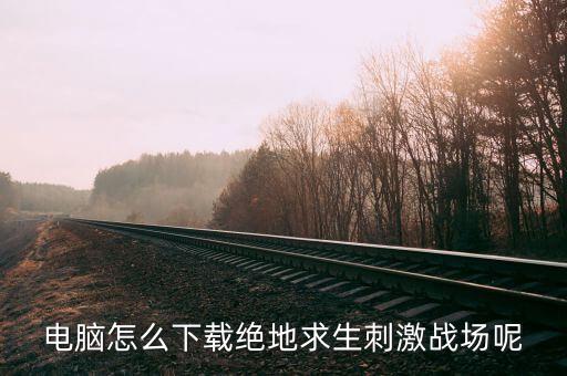 电脑怎么下载绝地求生刺激战场呢