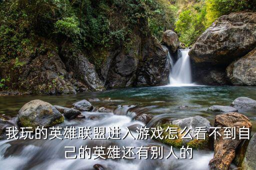 我玩的英雄联盟进入游戏怎么看不到自己的英雄还有别人的