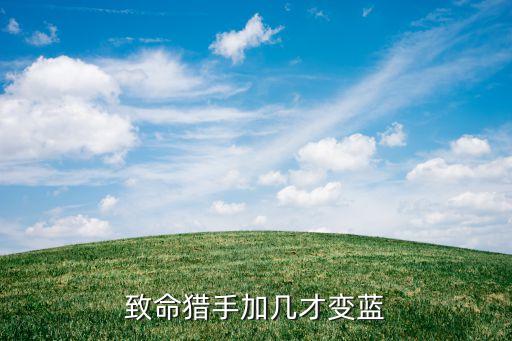 致命猎手加几才变蓝