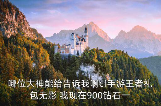 哪位大神能给告诉我啊cf手游王者礼包无影 我现在900钻石一