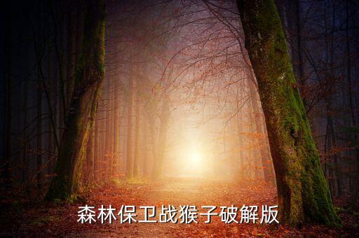 森林保卫战猴子破解版