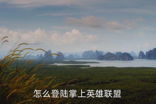怎么登陆掌上英雄联盟