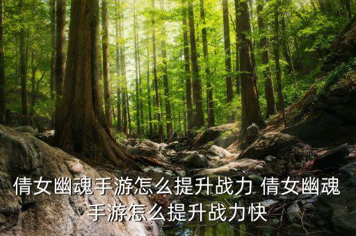 倩女幽魂手游怎么提升战力 倩女幽魂手游怎么提升战力快