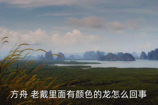 方舟 老戴里面有颜色的龙怎么回事