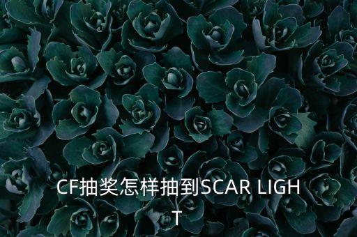 CF抽奖怎样抽到SCAR LIGHT