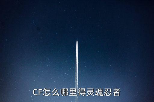 CF怎么哪里得灵魂忍者