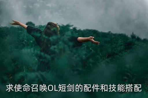 求使命召唤OL短剑的配件和技能搭配
