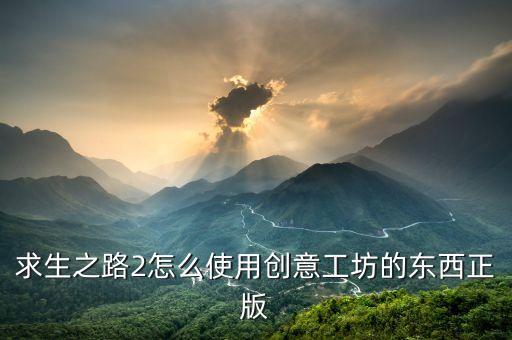 求生之路2怎么使用创意工坊的东西正版