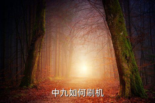 火影忍者手游怎么刷机最快，中九如何刷机
