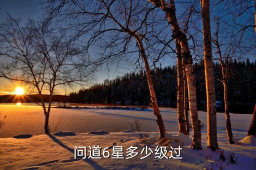 问道6星多少级过
