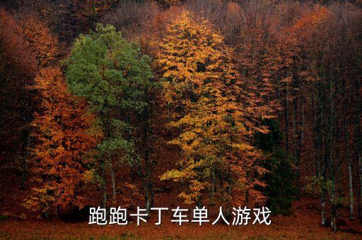 跑跑卡丁车单人游戏