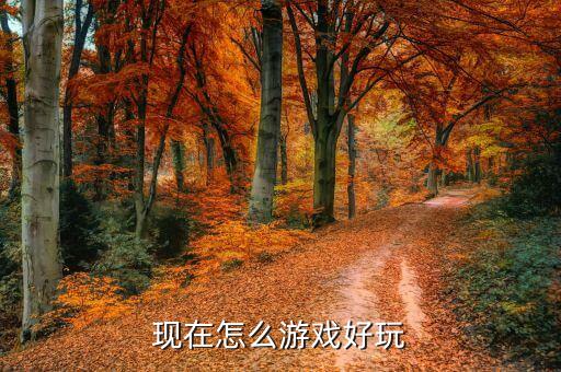 现在怎么游戏好玩