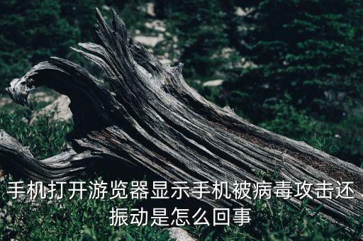 手机打开游览器显示手机被病毒攻击还振动是怎么回事