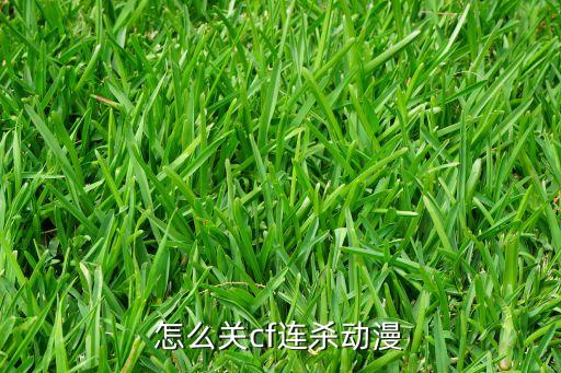 穿越火线手游结束动画怎么关，怎么关cf连杀动漫
