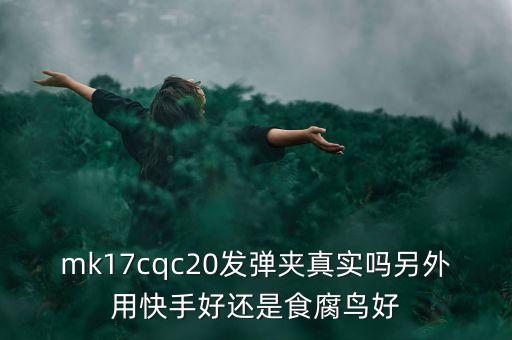 mk17cqc20发弹夹真实吗另外用快手好还是食腐鸟好