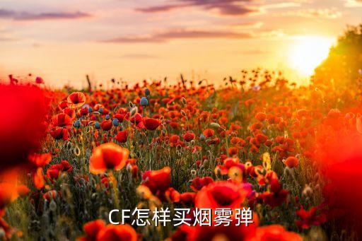 CF怎样买烟雾弹