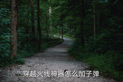 穿越火线神器怎么加子弹