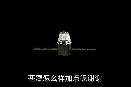 苍凛怎么样加点呢谢谢