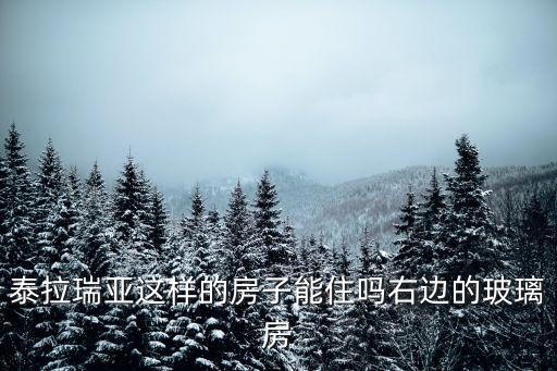 泰拉瑞亚这样的房子能住吗右边的玻璃房
