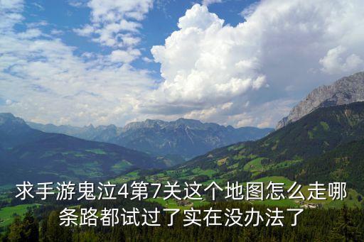 求手游鬼泣4第7关这个地图怎么走哪条路都试过了实在没办法了