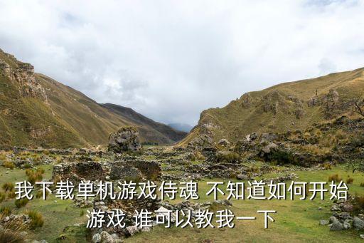我下载单机游戏侍魂 不知道如何开始游戏 谁可以教我一下
