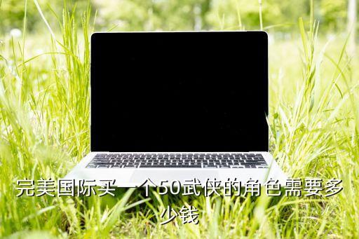 完美国际买一个50武侠的角色需要多少钱