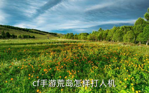 cf手游荒岛怎样打人机