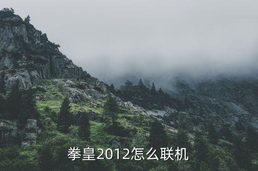 拳皇2012怎么联机
