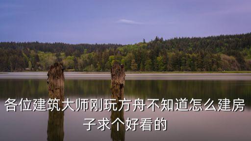 各位建筑大师刚玩方舟不知道怎么建房子求个好看的