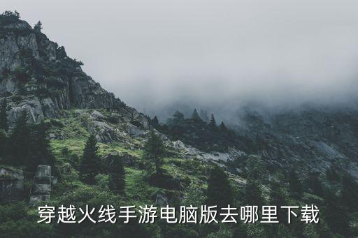 穿越火线手游电脑版去哪里下载