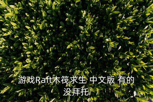 游戏Raft木筏求生 中文版 有的没拜托