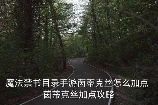 魔法禁书目录手游茵蒂克丝怎么加点 茵蒂克丝加点攻略