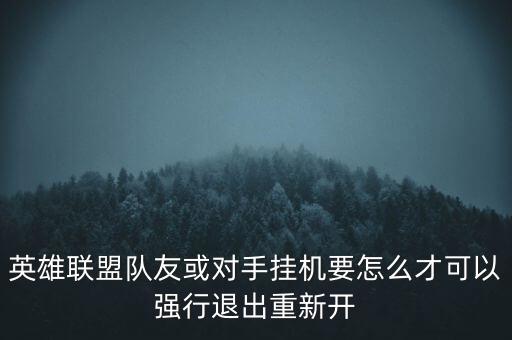 英雄联盟手游挂机的怎么踢出去，LOL遇见挂机脚本怎么黑掉这个账号